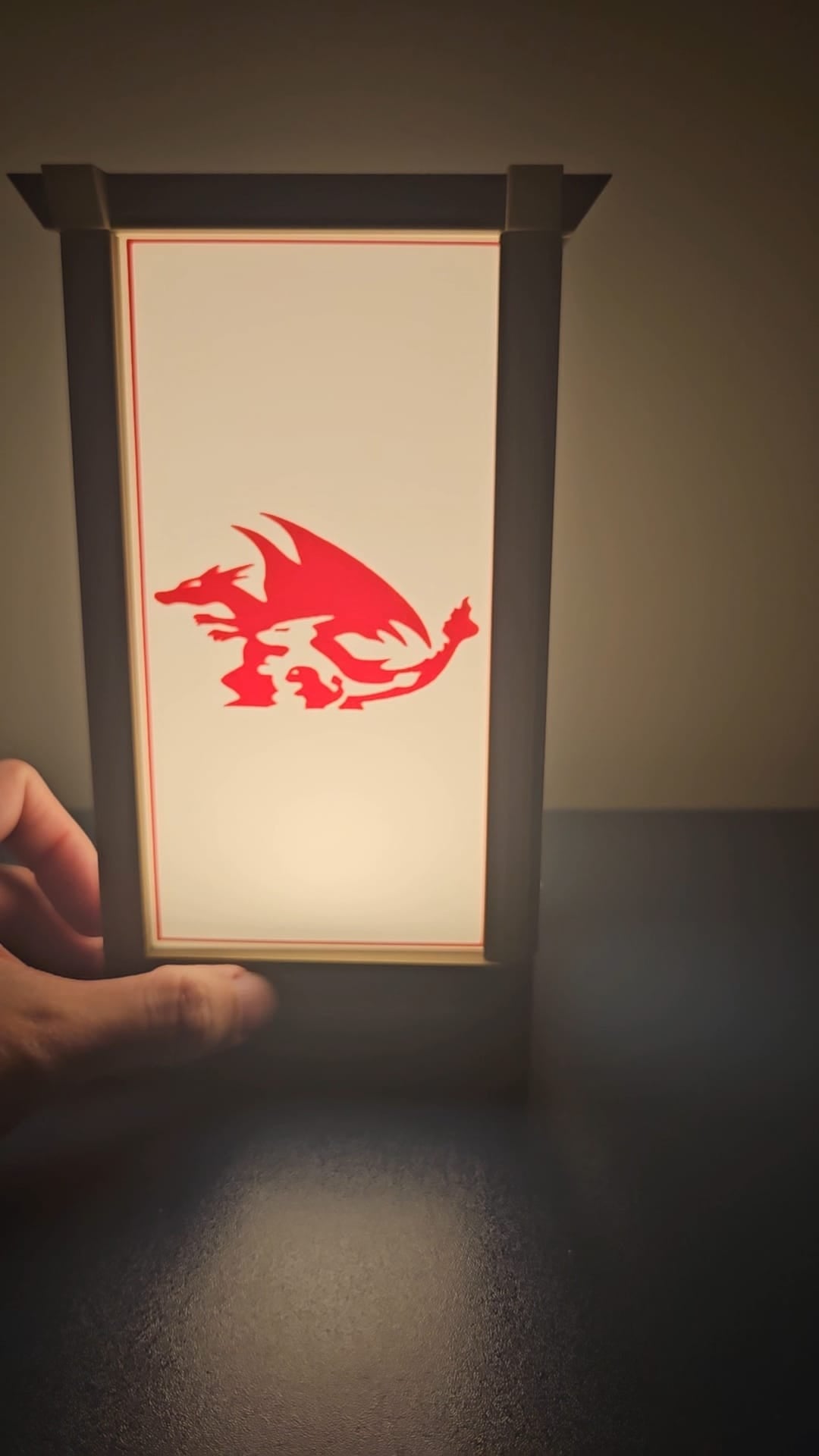 Custom Japanese-style Lamp (pick 4 panels of your choice)