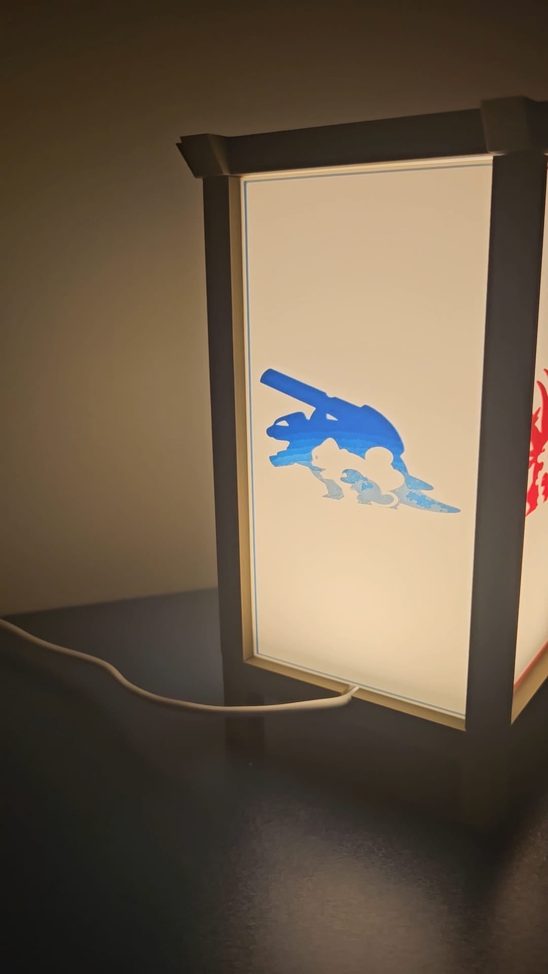 Custom Japanese-style Lamp (pick 4 panels of your choice)