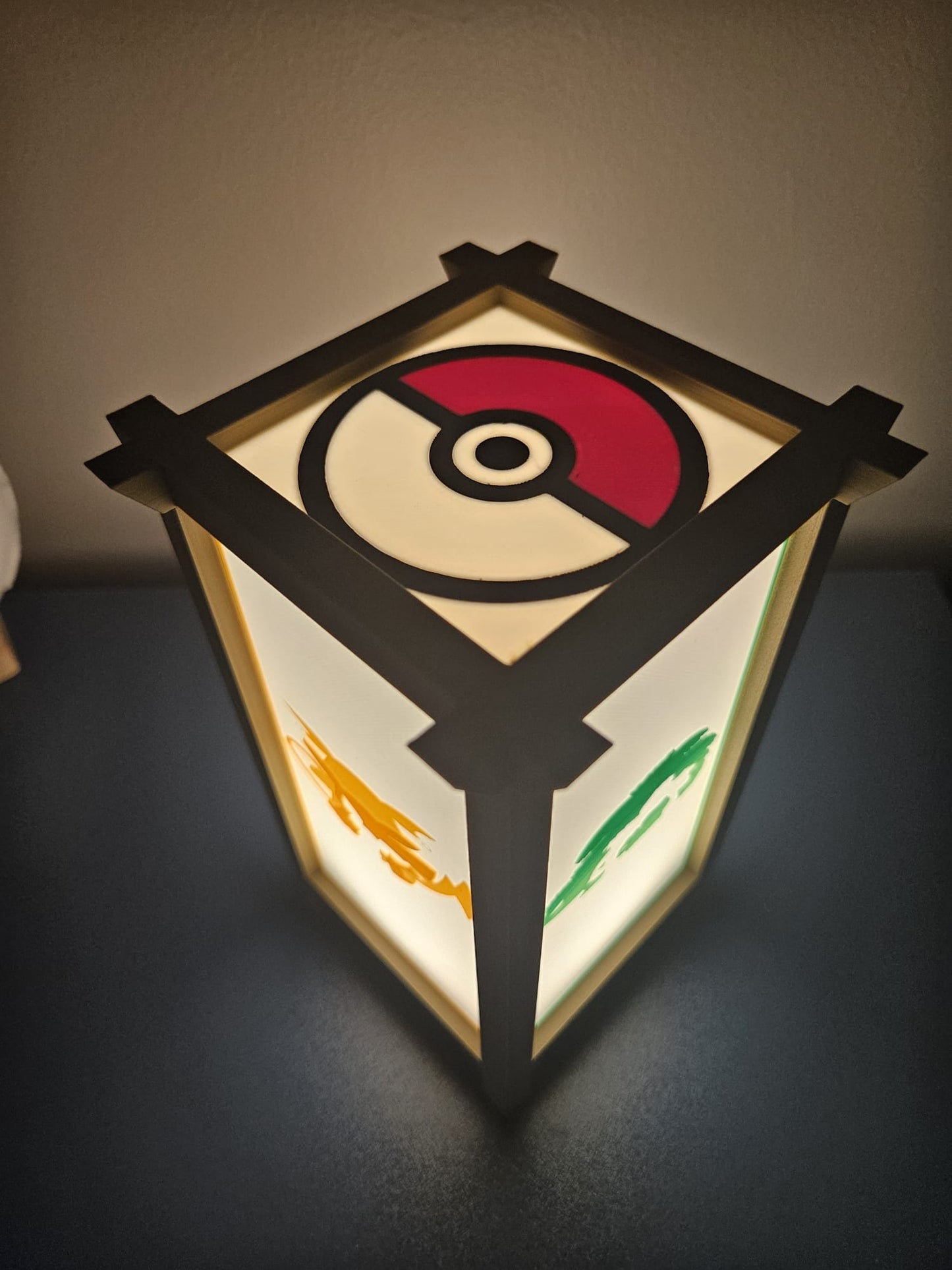 Custom Japanese-style Lamp (pick 4 panels of your choice)
